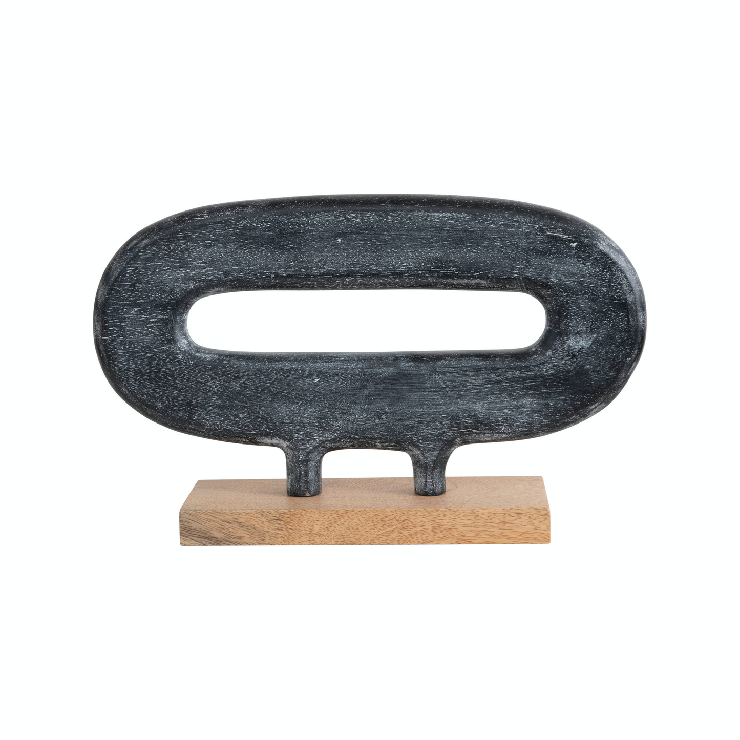 Mango Wood Objet D'art on Base