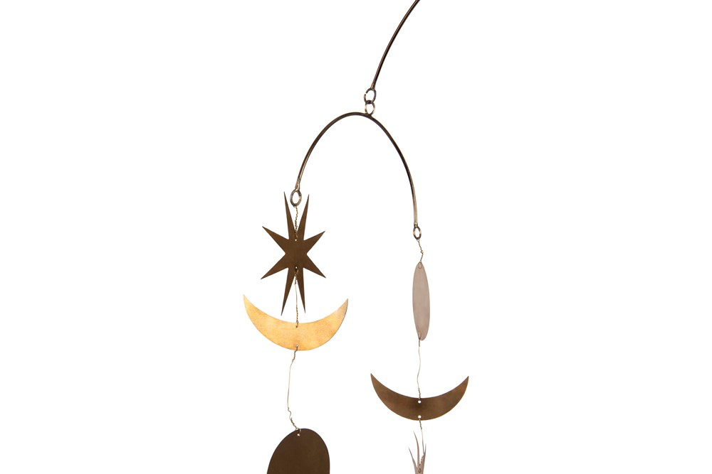 Brass Star and Moon Mobile