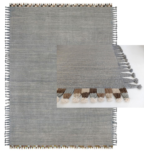 Nomad Kilim Rug - Blue