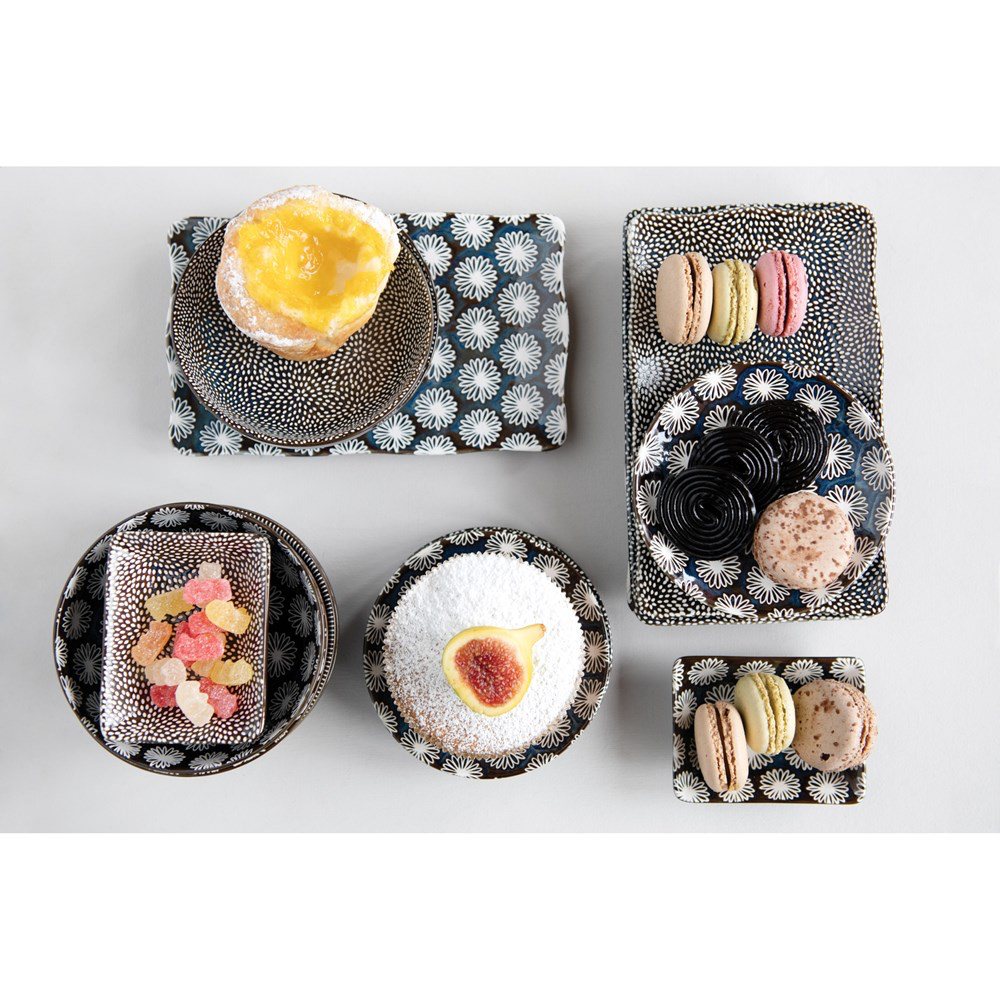 Midnight Blue Stoneware Rectangle Dishes