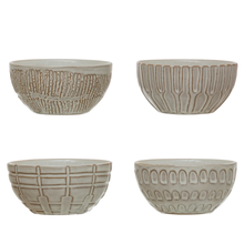 Load image into Gallery viewer, Debossed Stoneware Bowl
