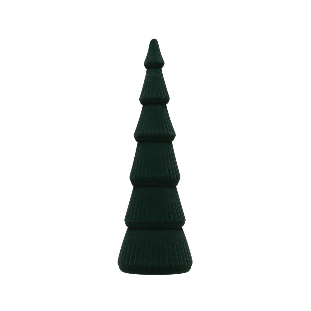 Flocked Wood Tree