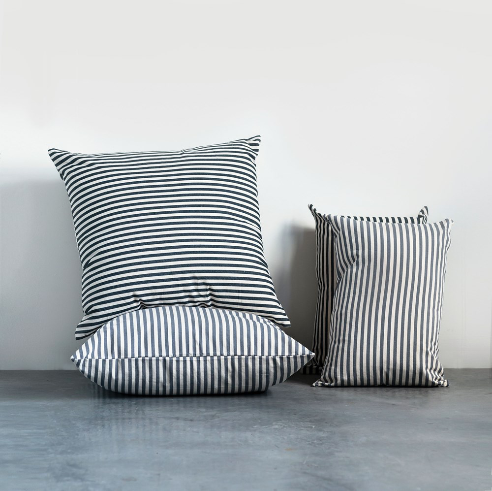 Striped Cotton Pillow