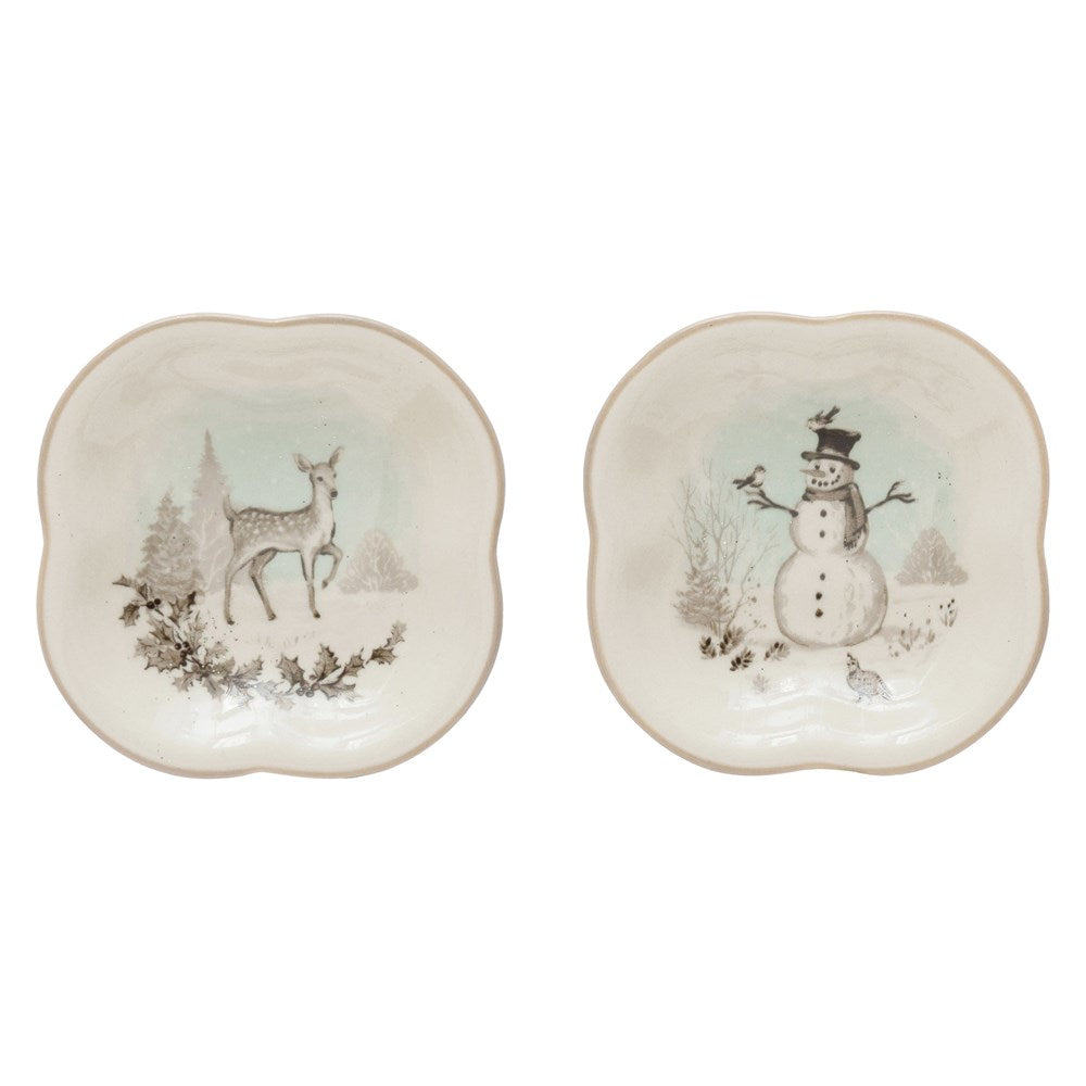 Stoneware Winter Scene