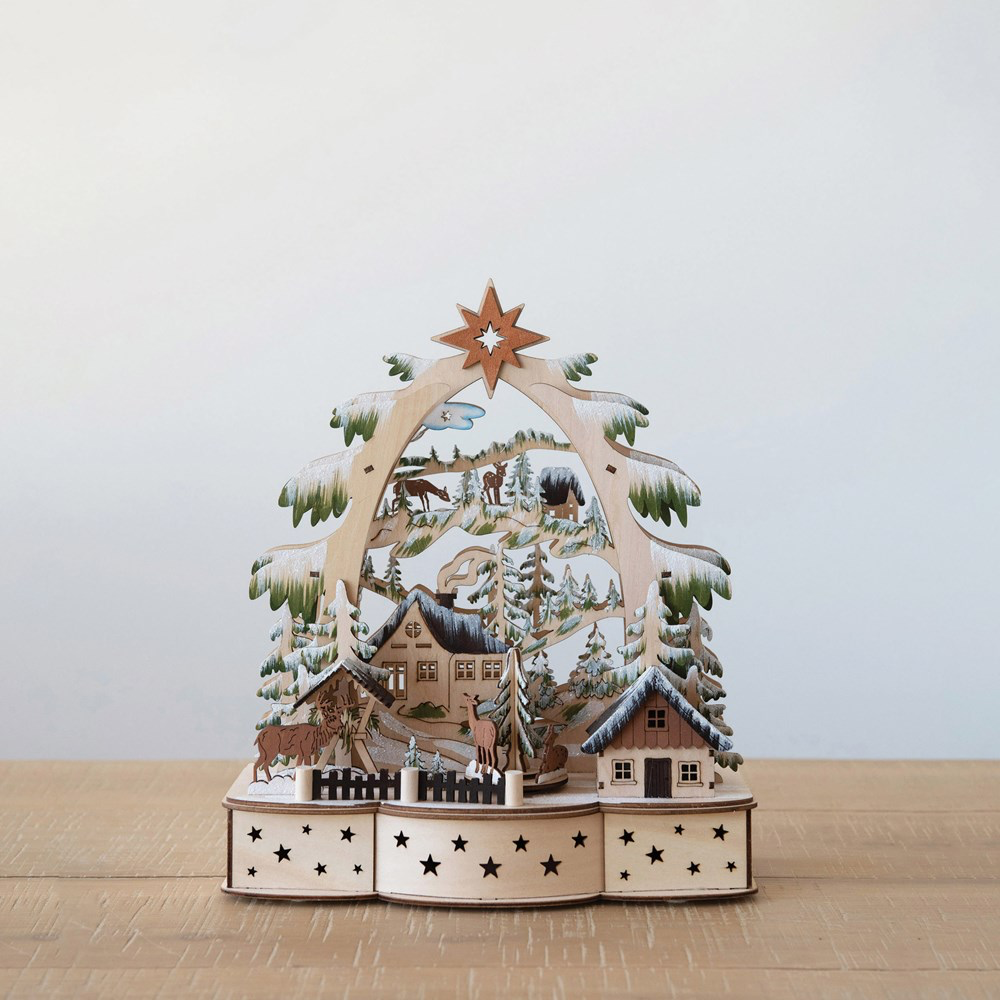 Village with Music Box