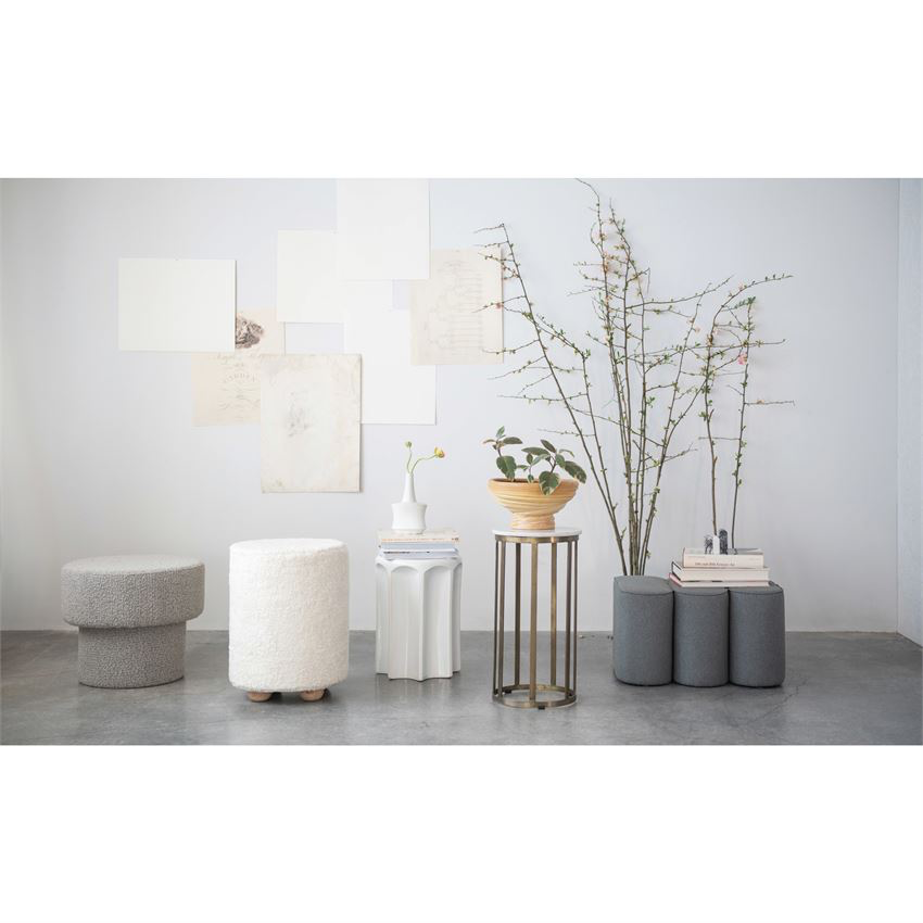 Decorative Stoneware Vase, Reactive Glaze