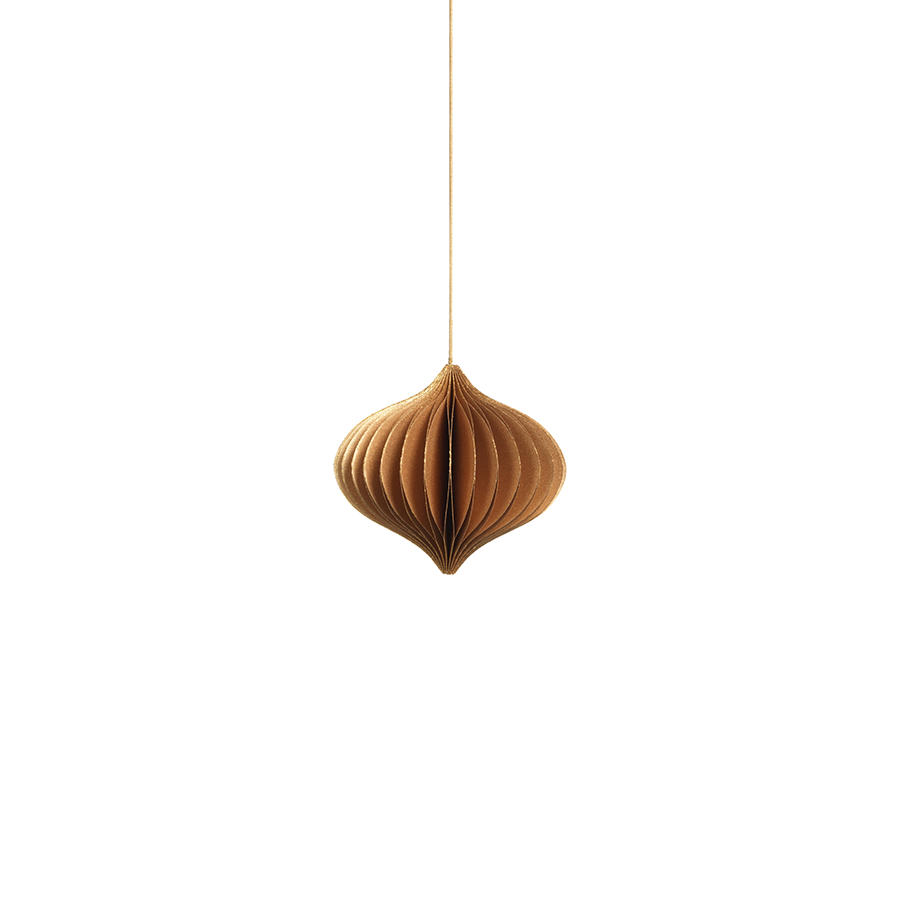 Wish Paper Decorative Onion Shaped Ornament