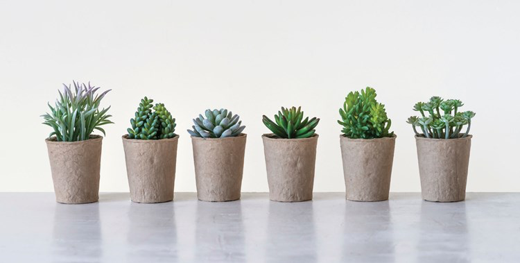 Faux Succulent in Paper