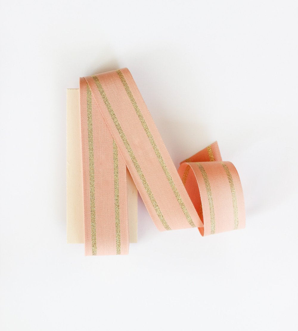 Striped Cotton Ribbon 1 and 1/2"