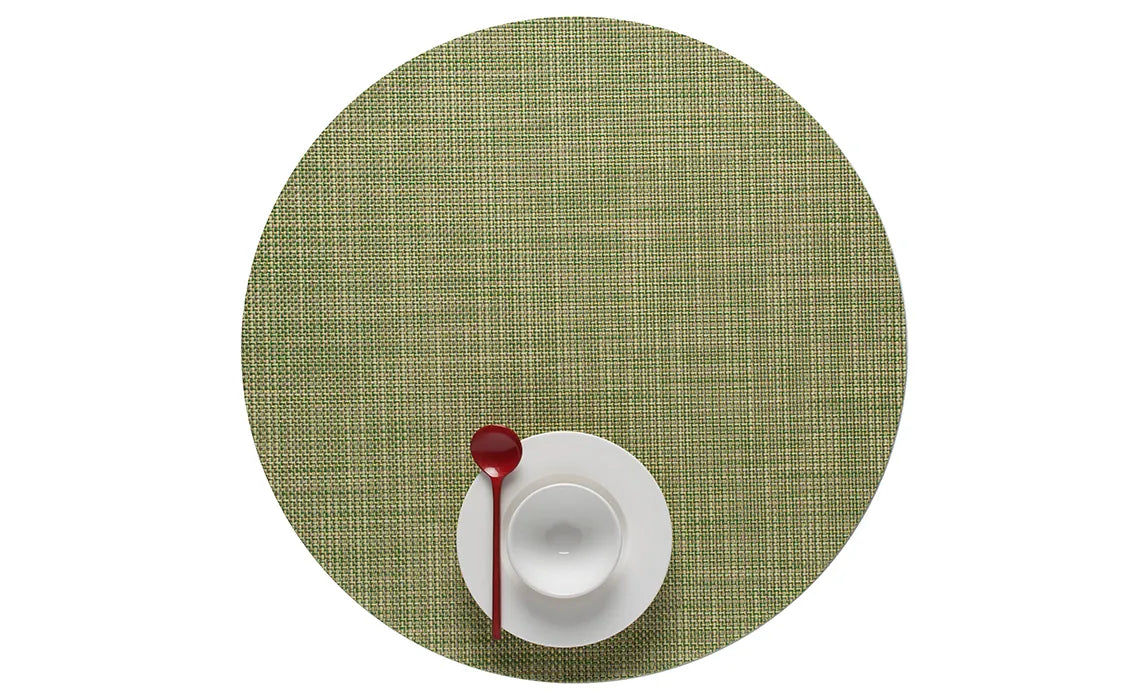 Mini Basketweave Round Place Mat