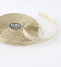 Load image into Gallery viewer, Metallic Loose Weave Cotton Ribbon 1/2&quot;
