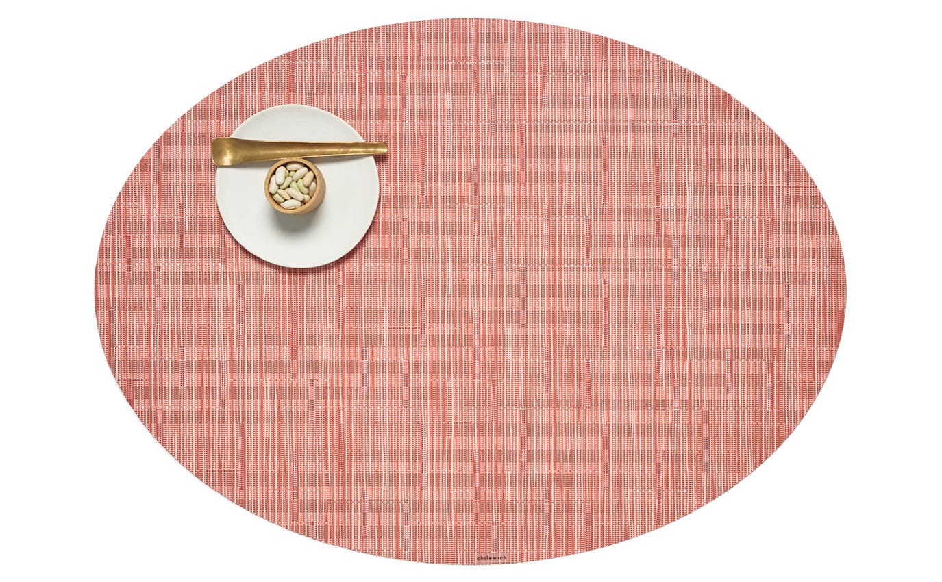 Bamboo Oval Placemat