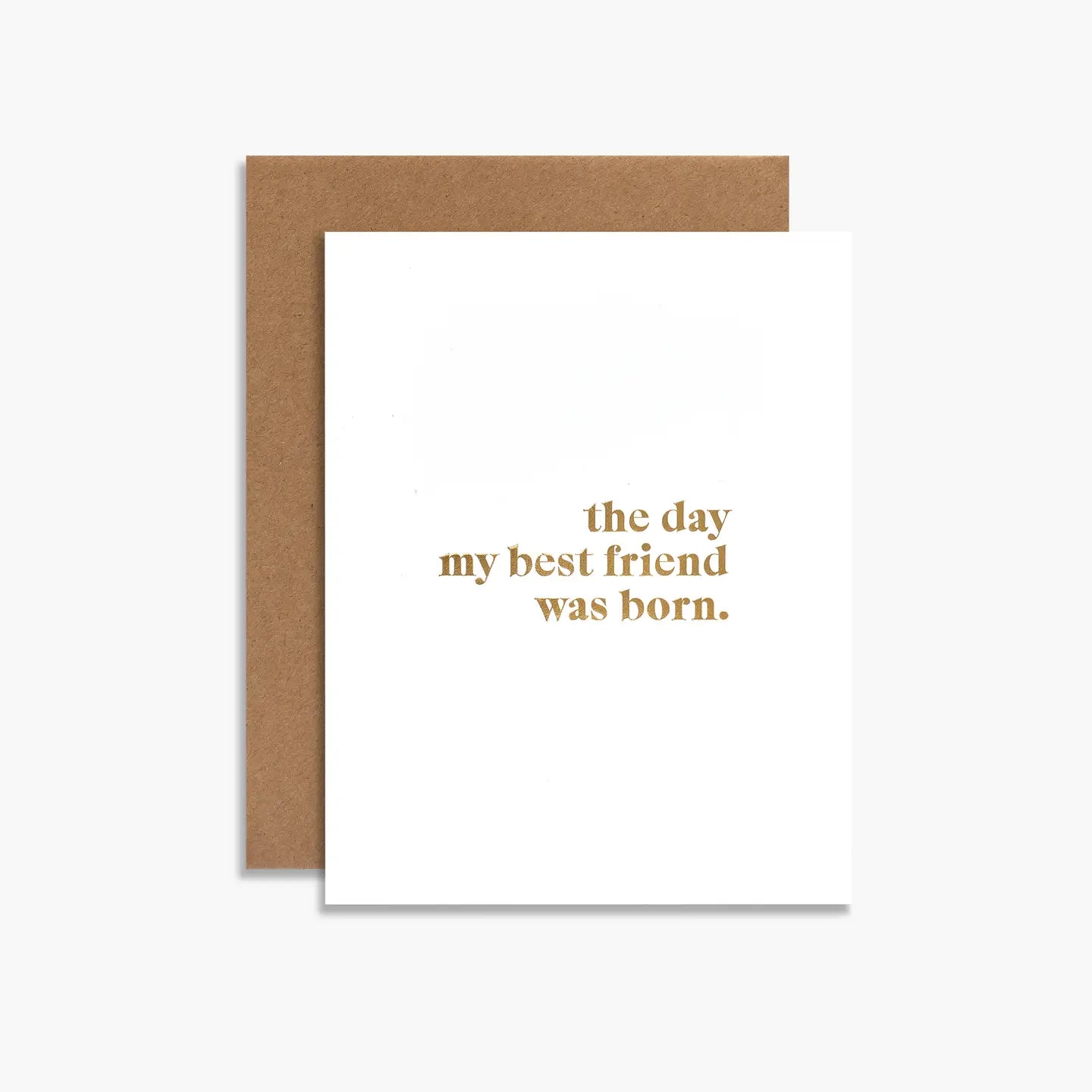 The Day My Best Friend Was Born Card