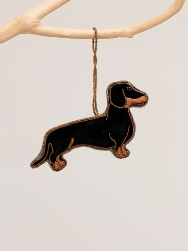 Embroidered Dog Ornament