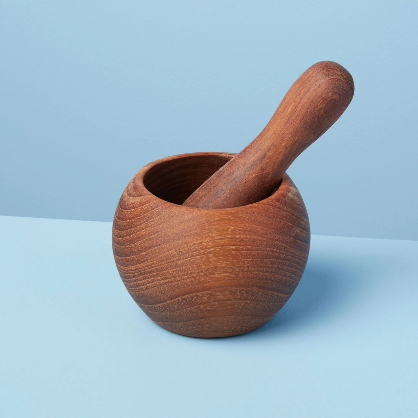 Teak Mortar & and Pestle