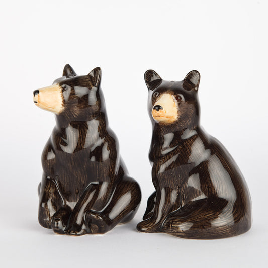 Black Bear Salt and Pepper Shaker