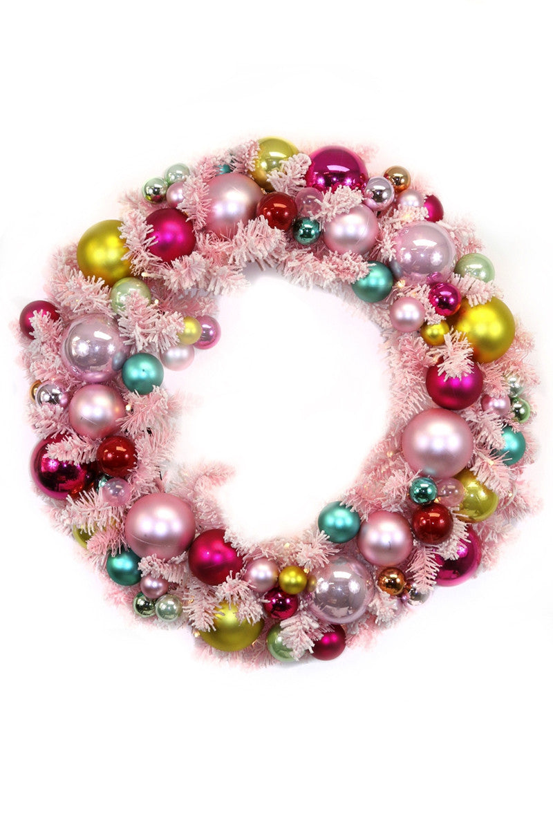 Flocked Wreath