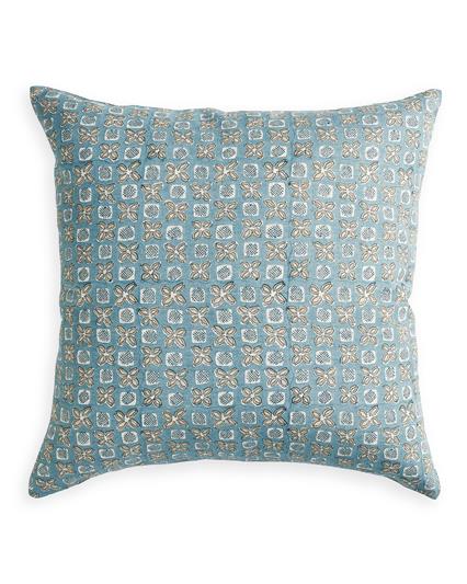 Kyoto Fresh Azure Linen Pillow