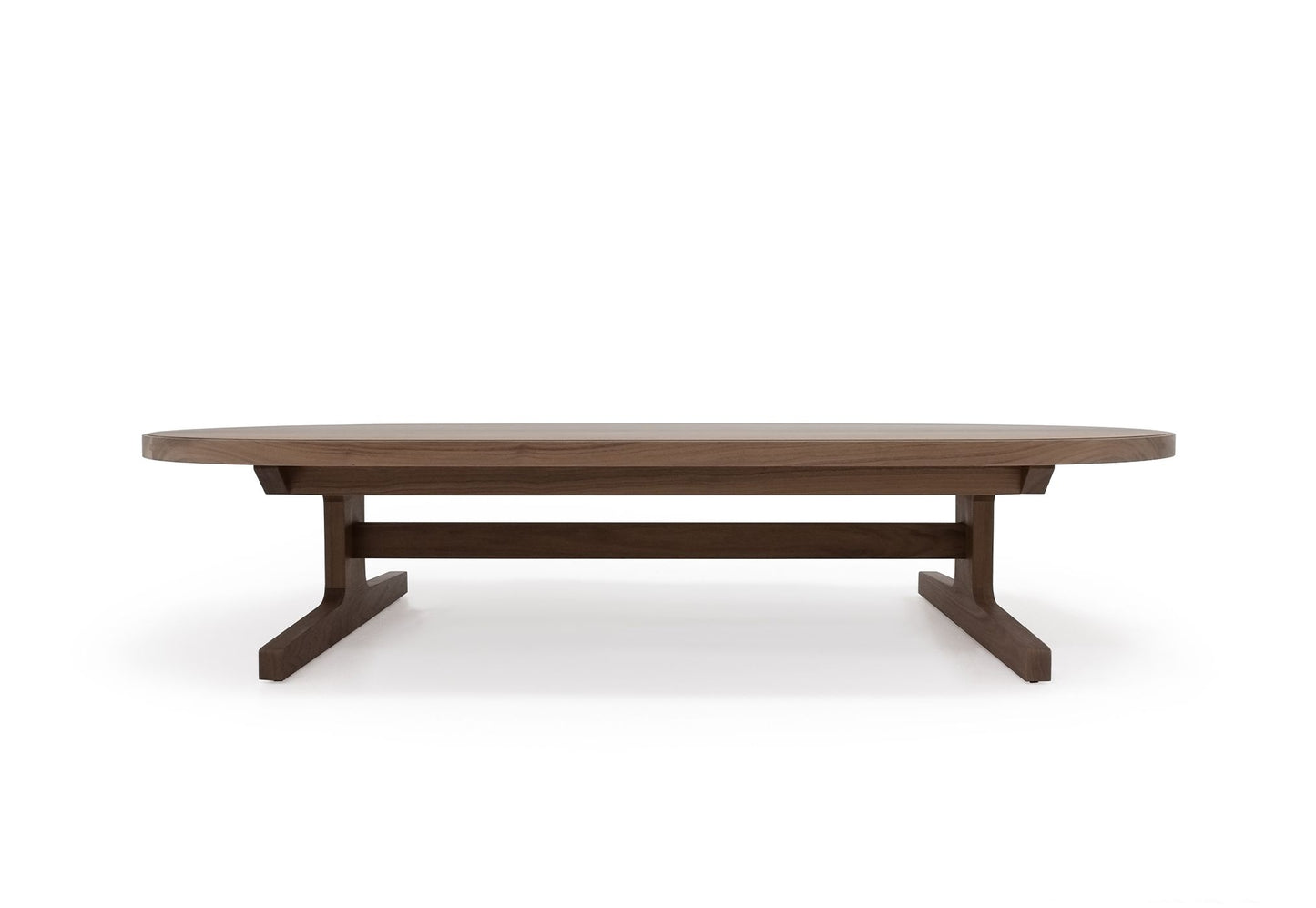 I Beam Oval Coffee Table