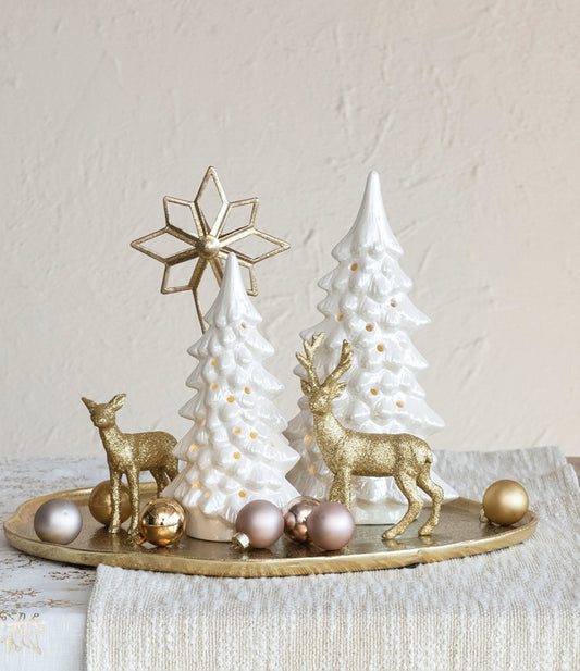 Stoneware LED Tree