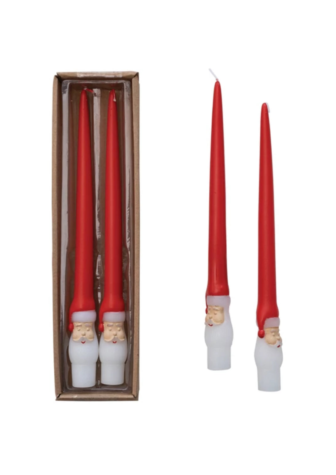 Santa Taper Candle