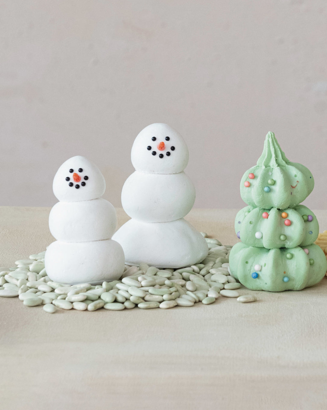 Clay Dough Snowman