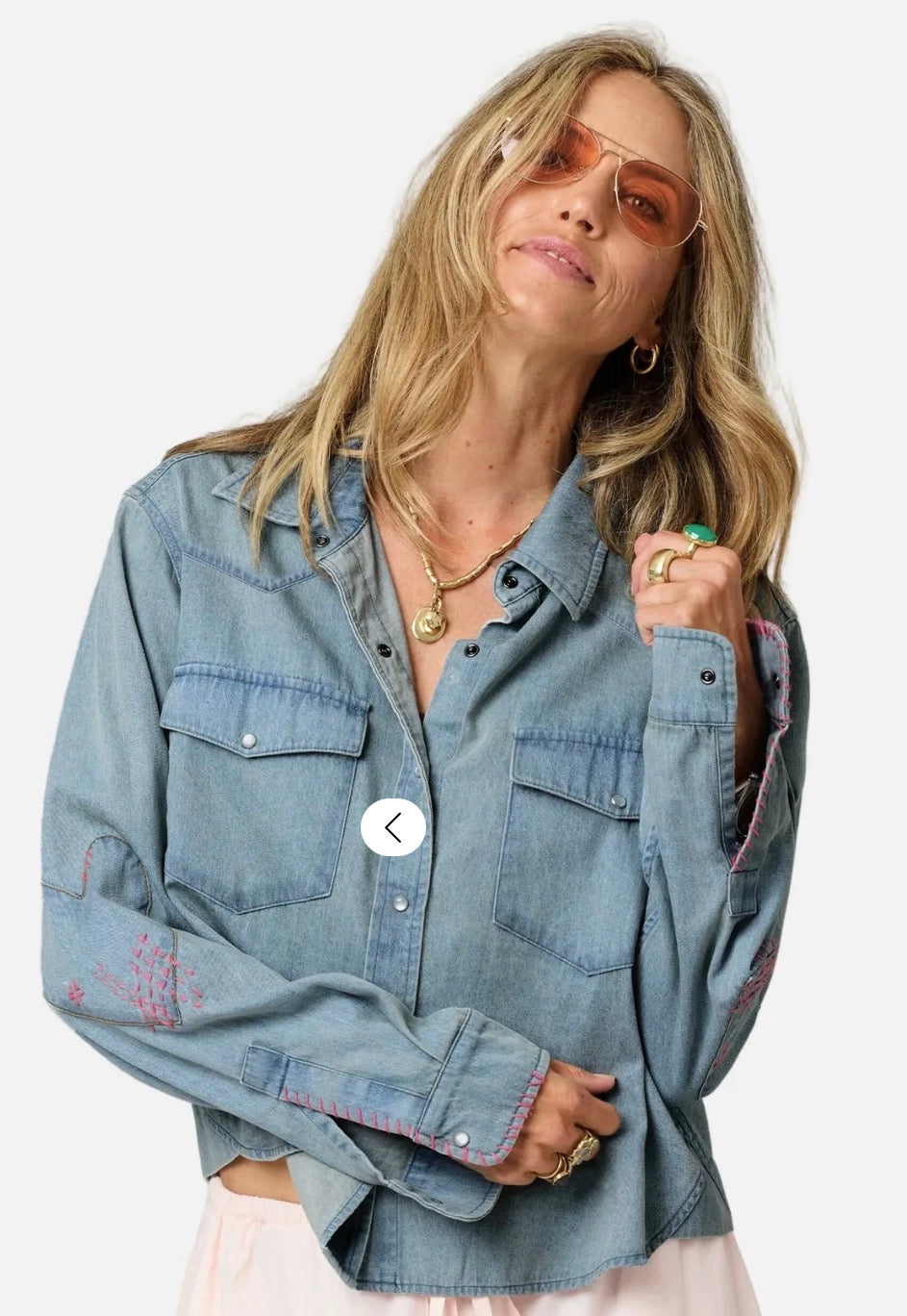 Western Pia Denim Shirt