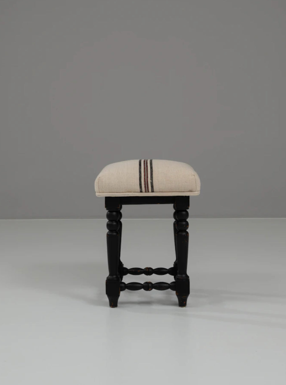 Upholstered Stool From France