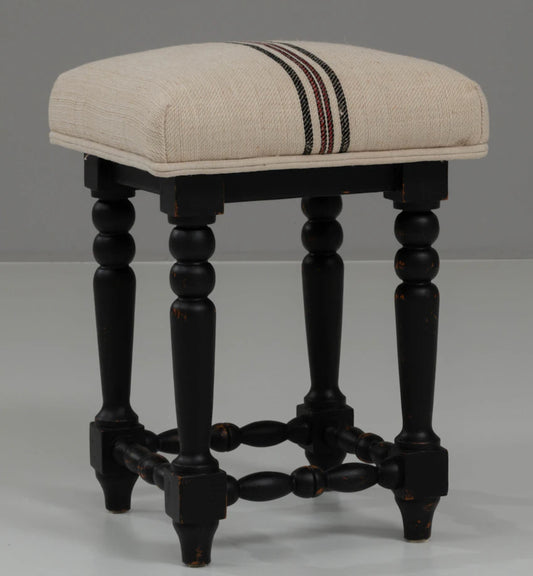 Upholstered Stool From France