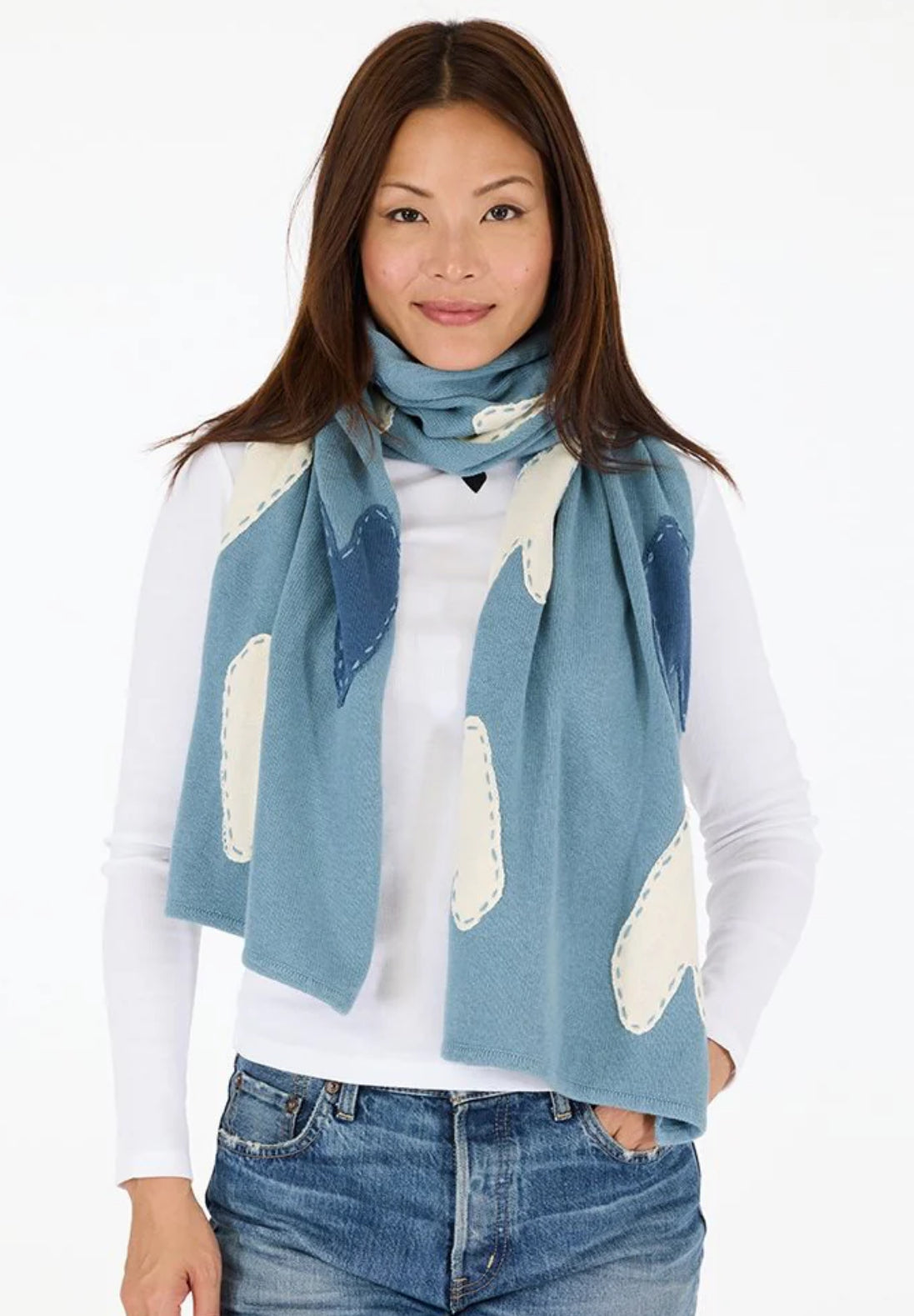 Zero Waste Scarf Blu