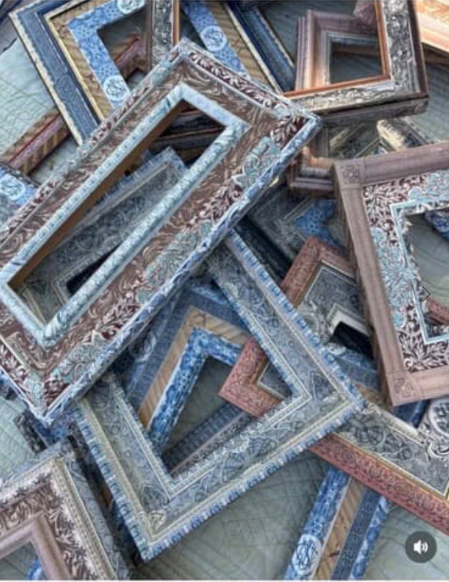 Antique French Paper Covered Frames