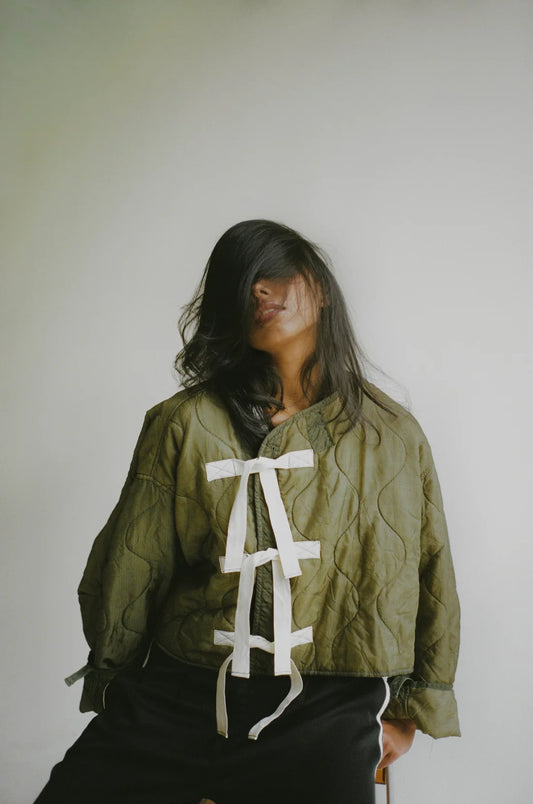 Military Liner Ties Black/White Ties