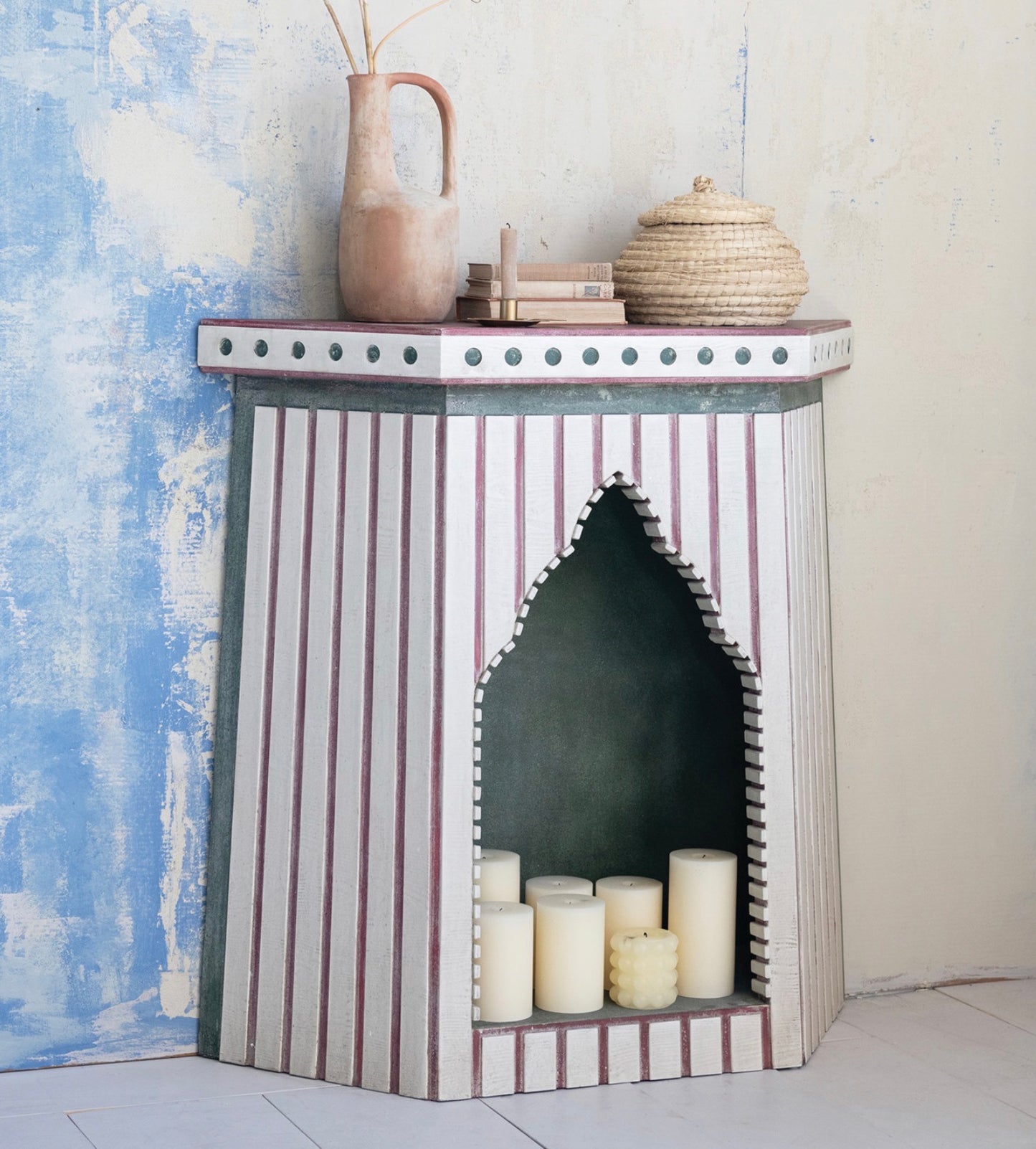 Decorative Painted Console