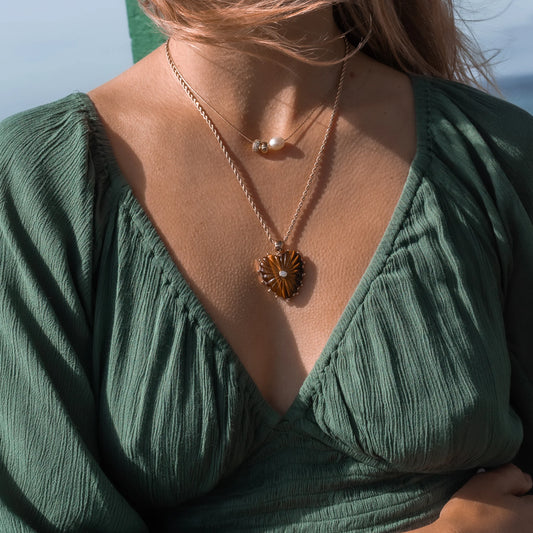 Ila Gold Bead Necklace