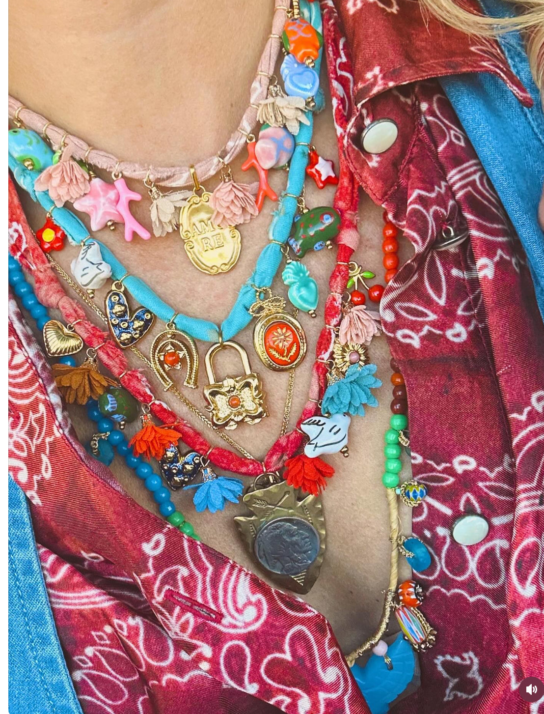 Custom Handmade Bandana Necklace