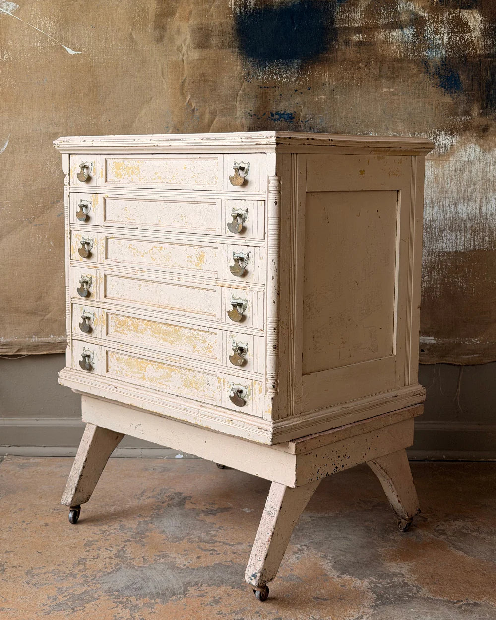 Antique Spool Cabinet