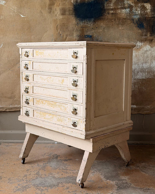 Antique Spool Cabinet