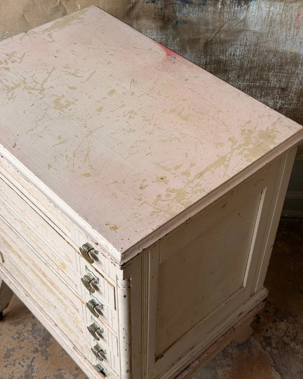 Antique Spool Cabinet