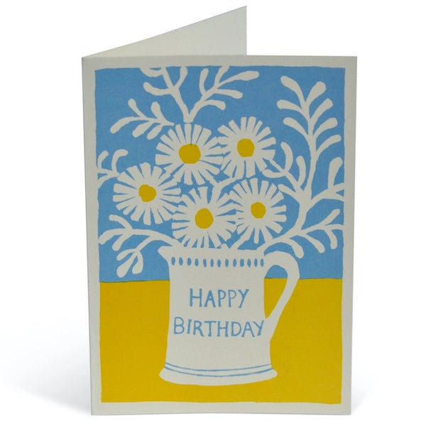 Daisies in a Mug Card