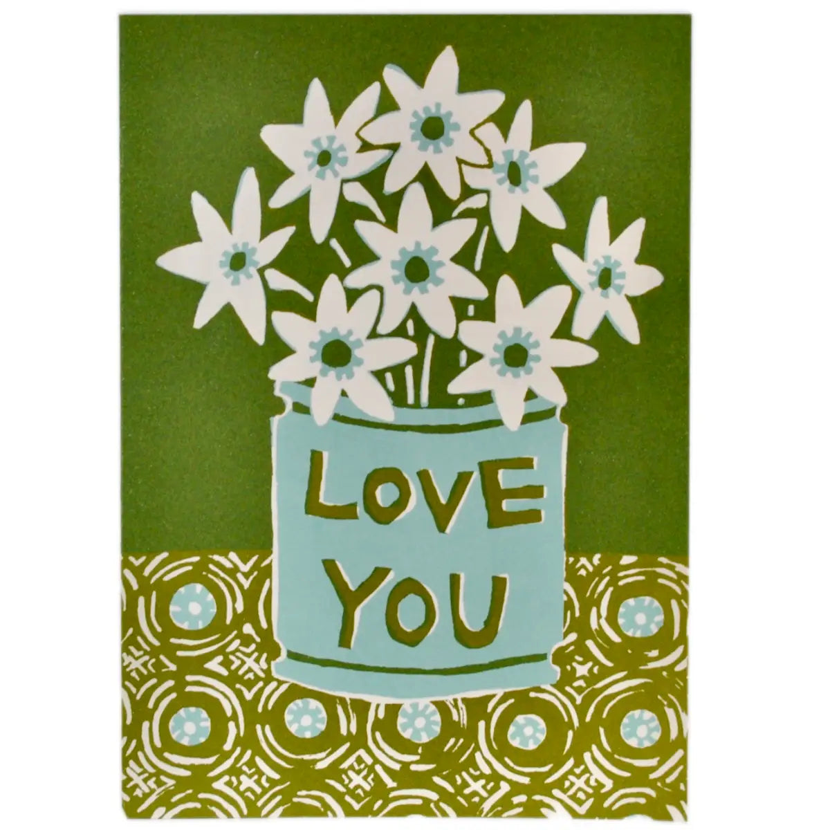 Love You Flowers Card