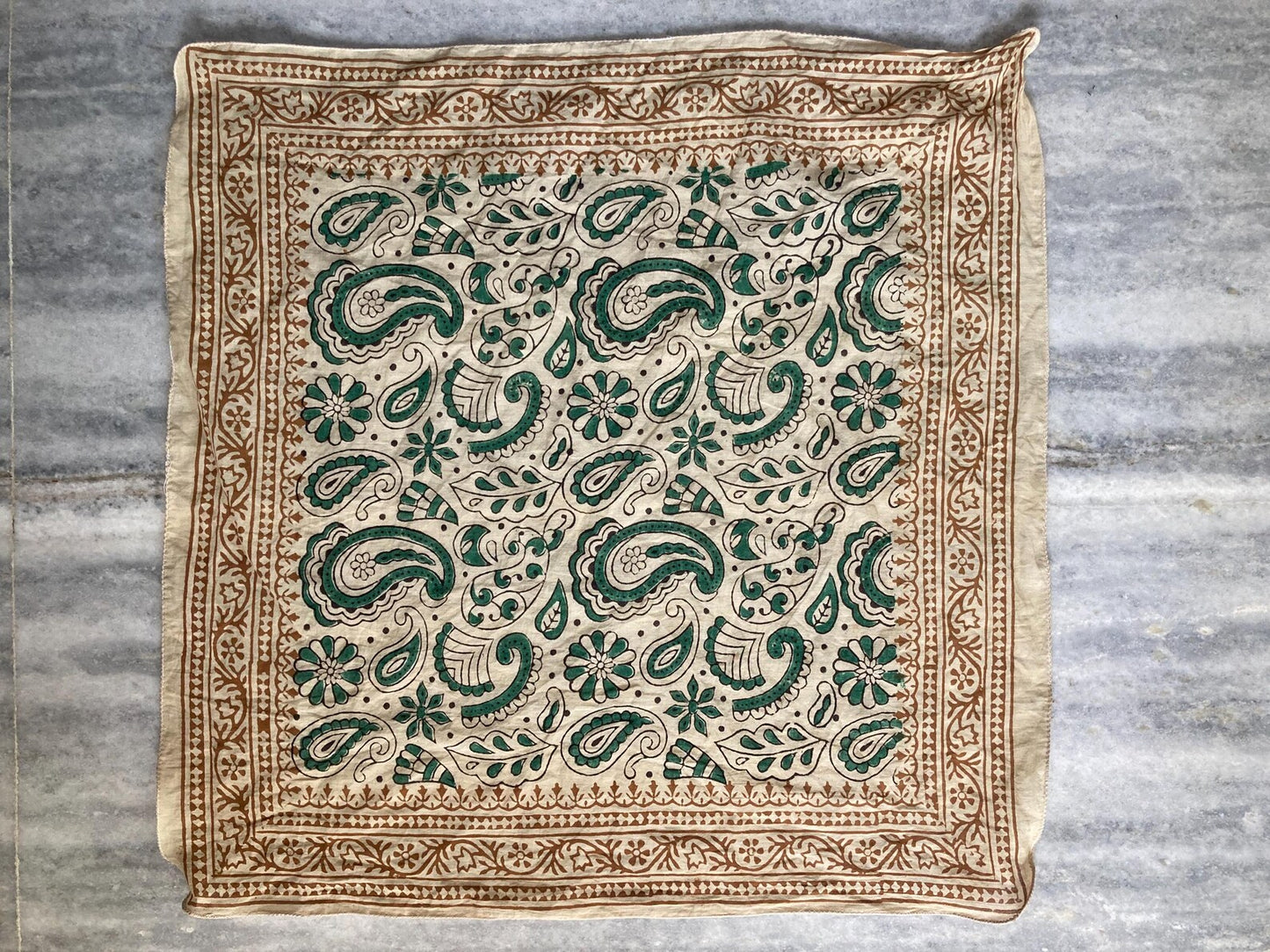 Hand Printed Bandana Group 2