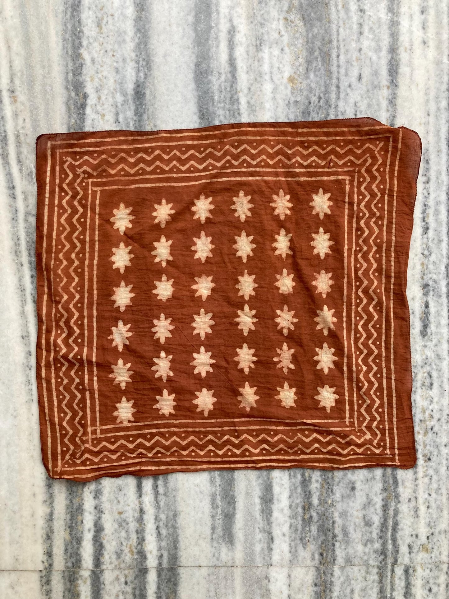 Hand Block Print Cotton Bandanas