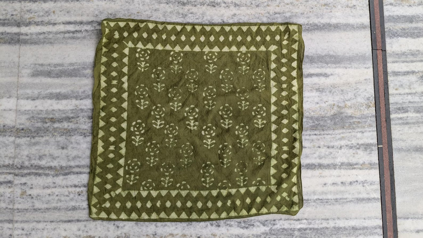 Hand Block Print Cotton Bandanas