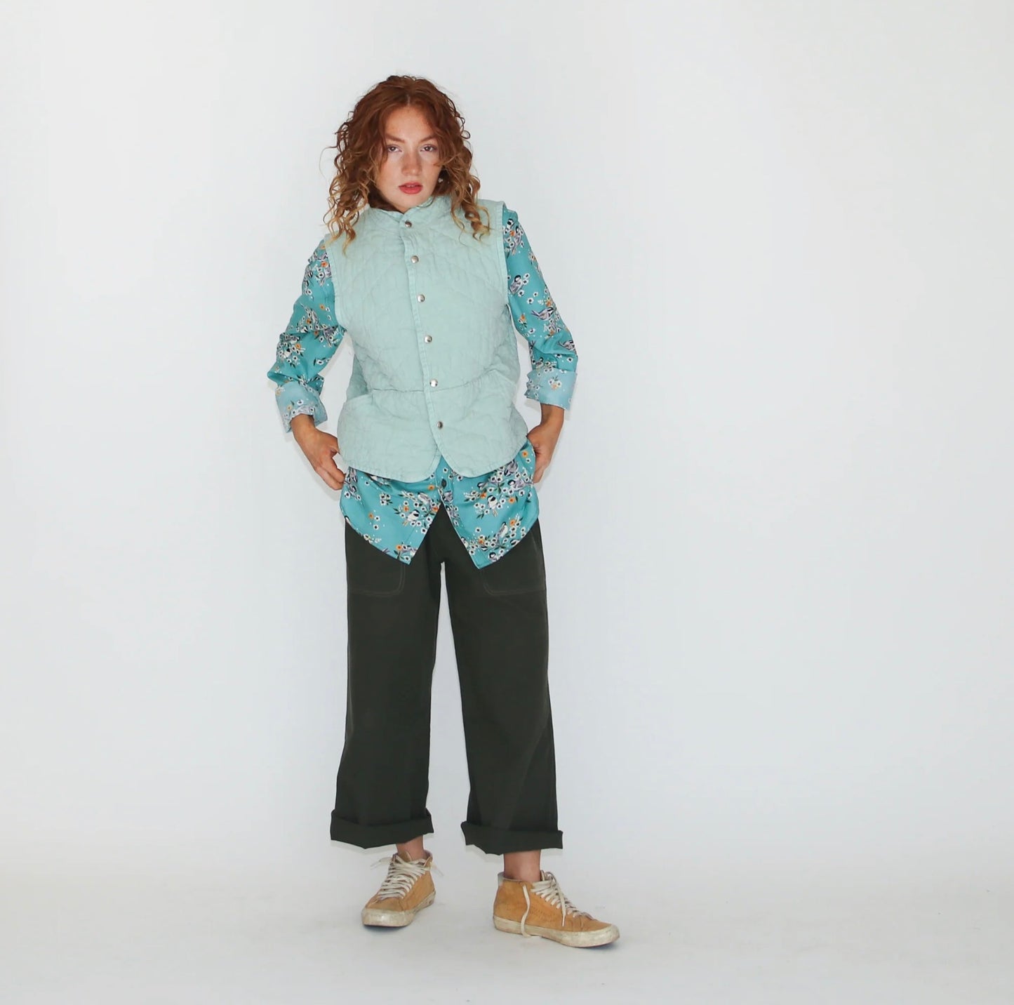Quilted Snap Vest