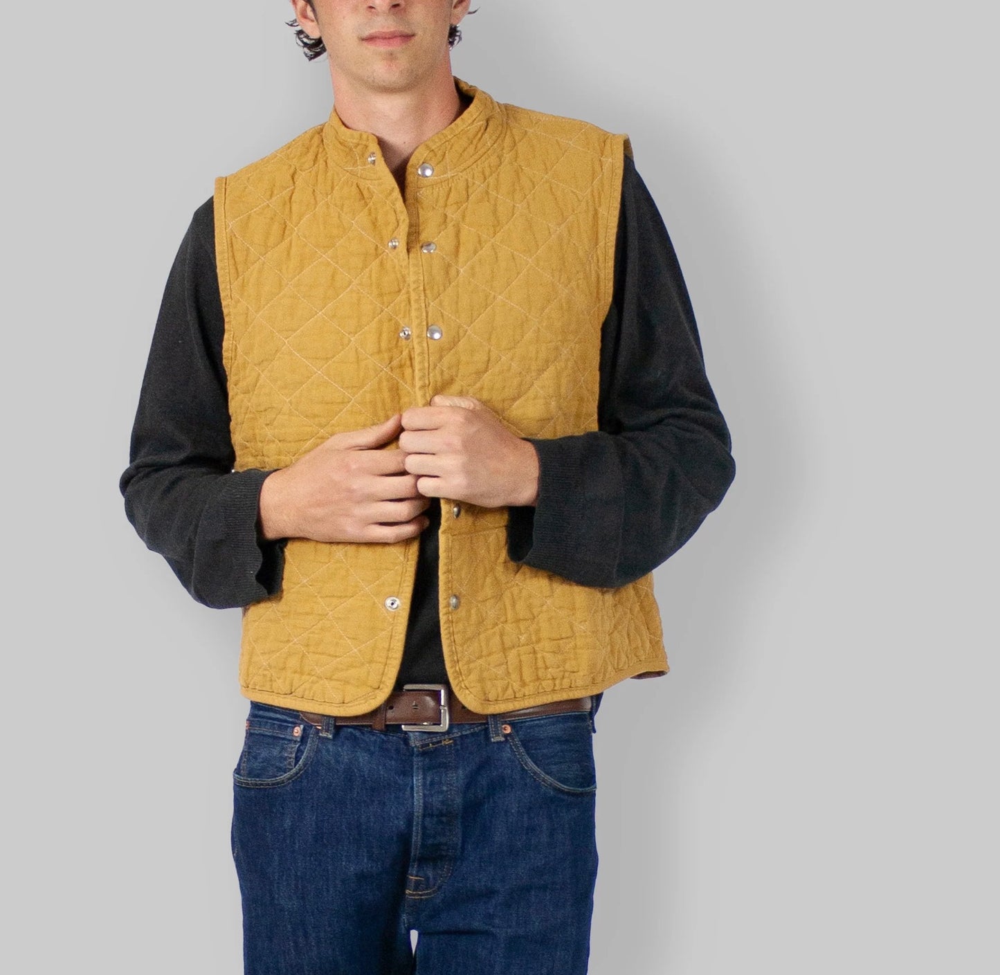 Quilted Snap Vest