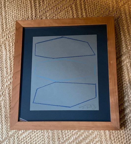 Blue Paper Art