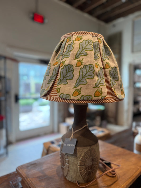 Danish Pottery Lamp & Shade