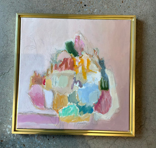 Pinks Oil on Canvas