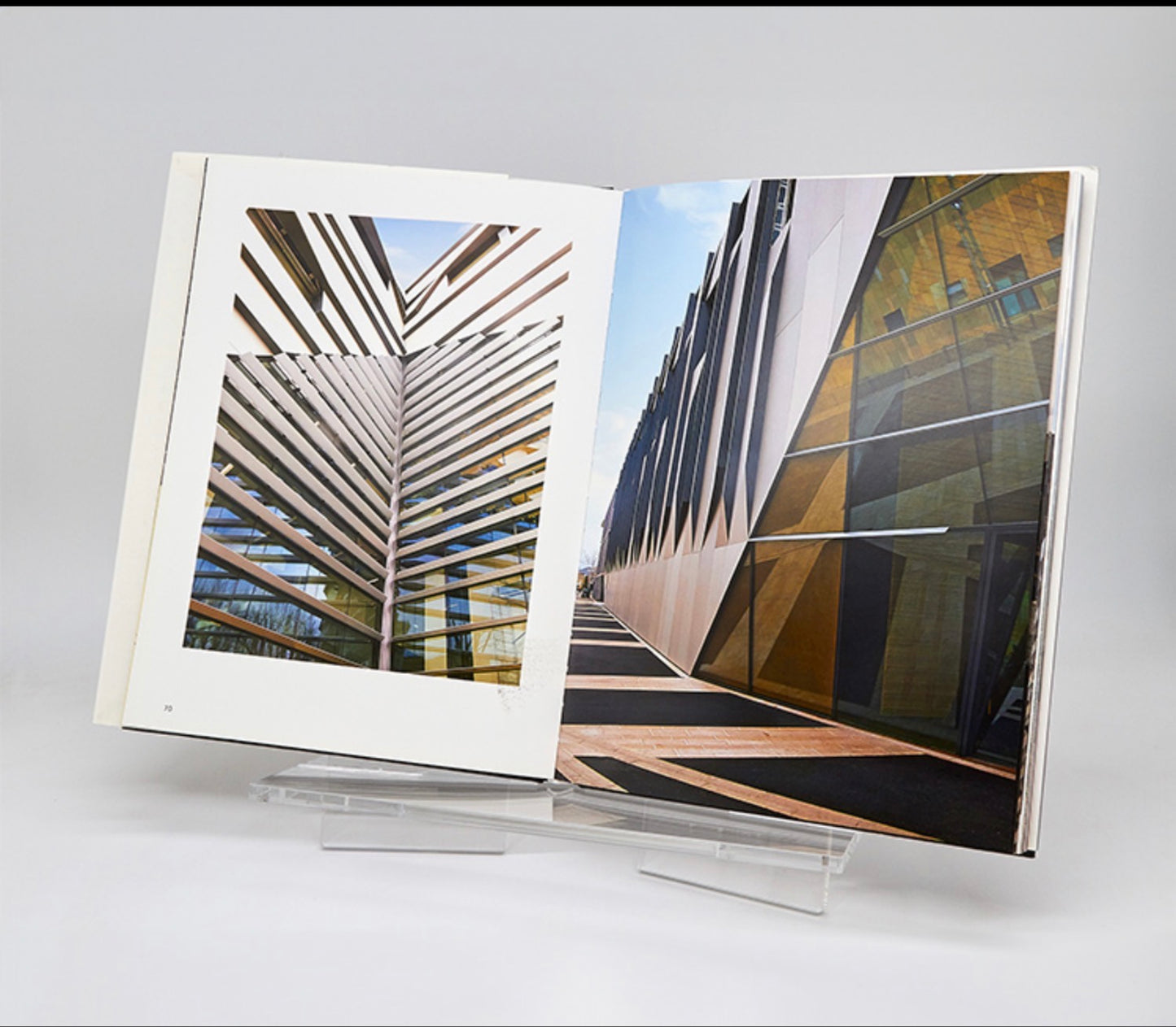 Lucite Book/Art Stand Vertical