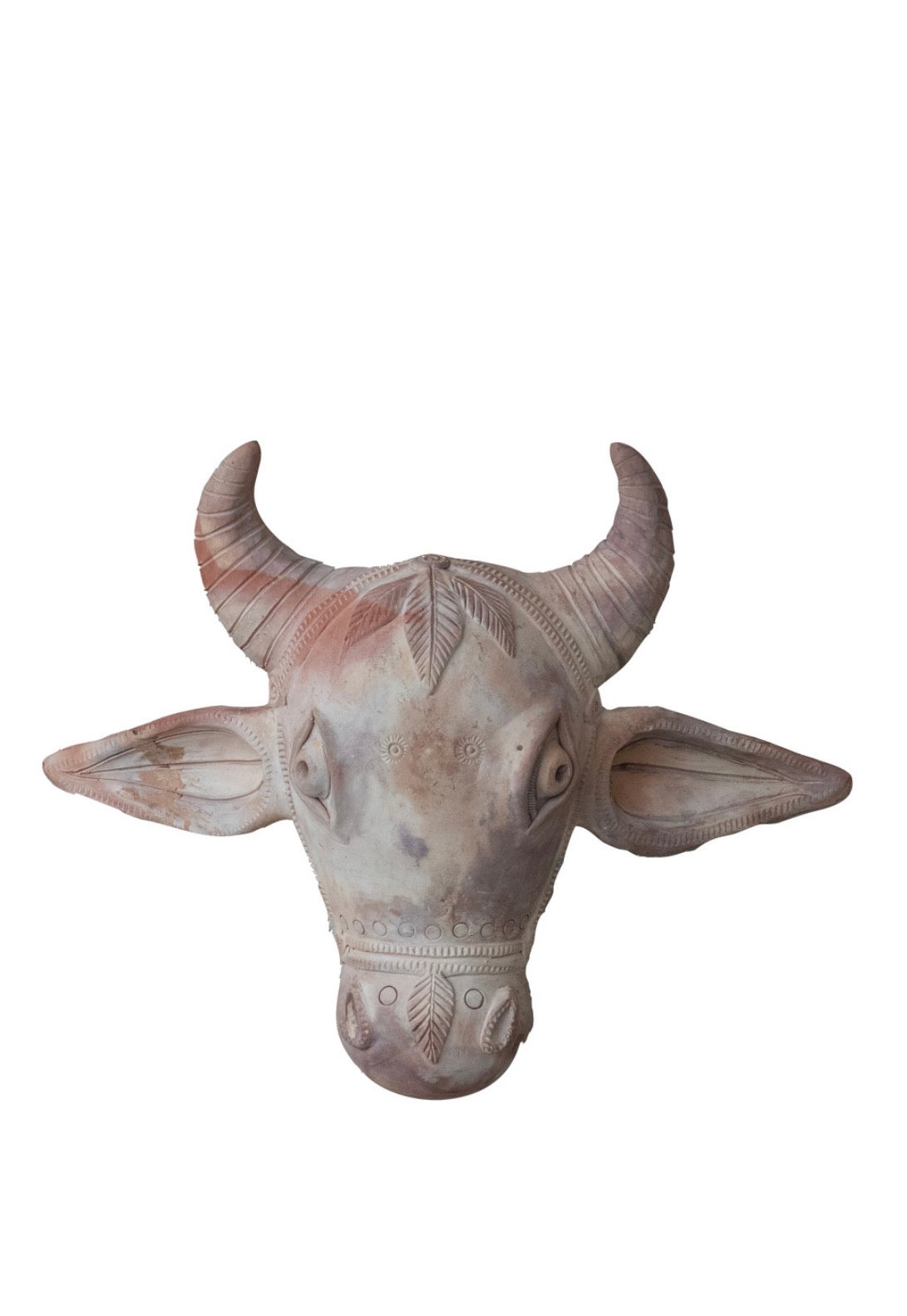 Handmade Terracotta Cow Head